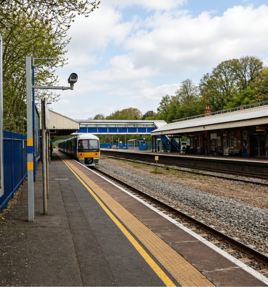 Kentax taxi outside Beaconsfield railway station