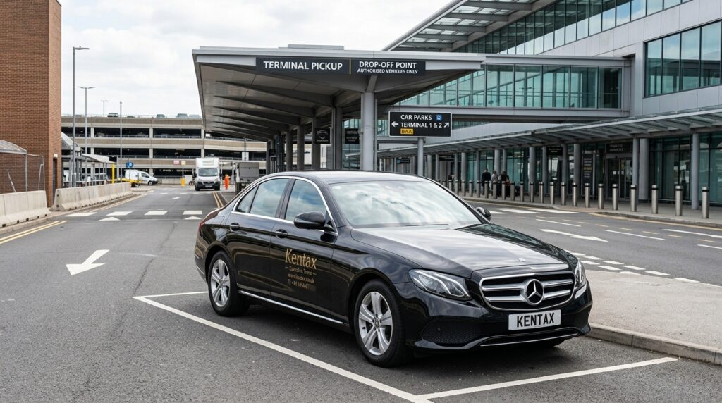 Bourne End to Gatwick Taxi Fixed Fare, Terminals and the Drop-Off Charge