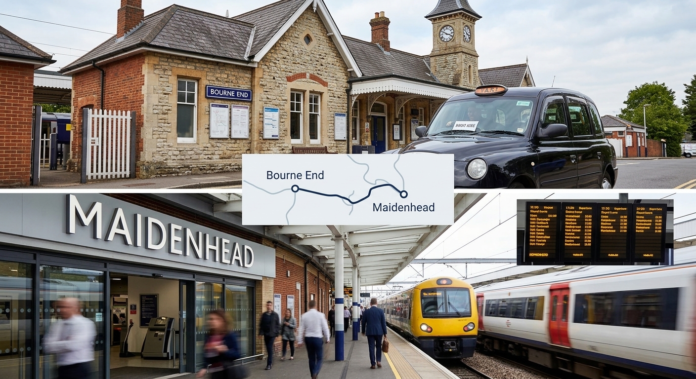Taxi From Bourne End to Maidenhead Station: Trains, Timings and When a Taxi Makes Sense